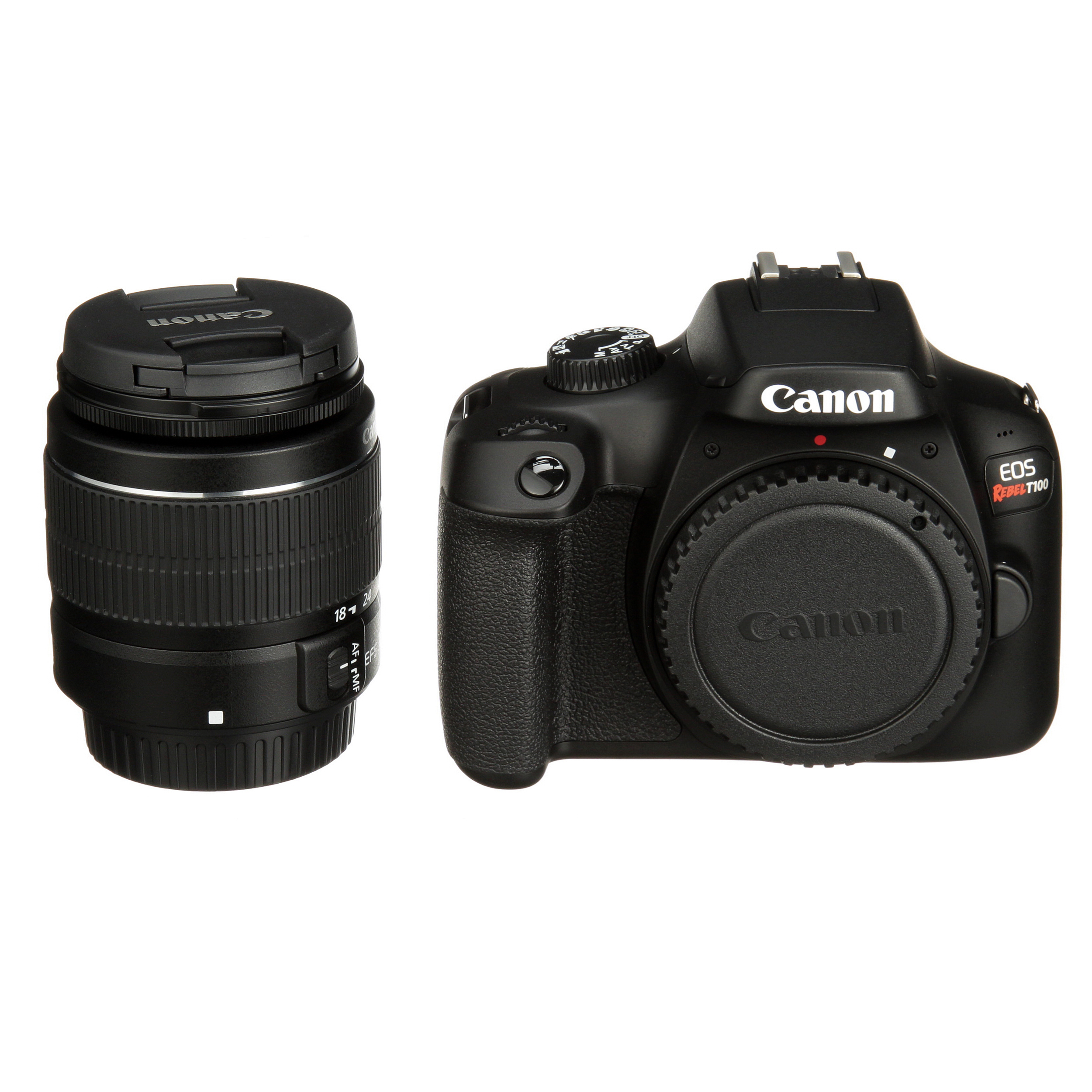 Canon EOS Rebel T100 Digital SLR Camera with 18-55mm Lens Kit, 18 Megapixel Sensor, Wi-Fi, DIGIC4+, SanDisk 32GB Memory Card and Live View Shooting - image 2 of 8