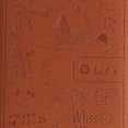 thumbnail image 3 of Methold Precioso cuaderno con cubierta de cuero PU A6, organizador de tiempo, diario Personal, notas diarias, diario de viaje, Agenda Suministros de escritura y corrección marrón, 3 of 4