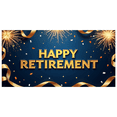 thumbnail image 4 of LUUFILx Happy Retirement Banner Backdrop Party Supplies Golden Balloons Decor Background Celebration Photography Props Decorations Event, 4 of 9