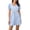 Light Blue, variant on Vedolay Summer Dresses for Women's Neck Halterneck Slip On Backless Satin Mini Dress Silky Party Club Dresses,Light Blue XL