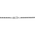 thumbnail image 4 of 14k White Gold 2.75mm D/C Quadruple Rope Chain (Weight: 12.83 Grams, Length: 24 Inches), 4 of 4