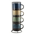 thumbnail image 1 of Marcelle , Juego de Tazas de Café de Cerámica Apilables de 4 Piezas de 14 oz, 1 of 5