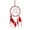 Red, variant on DIY Dream Catcher Set, Dream-catcher Making Kit Exquisite Wide Application Wire DIY Decorative Hanging Crochet Kit for Gift