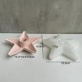 thumbnail image 5 of Fiudx Molde de Resina Epoxi con Diseño de Estrella Pentagonal y Anillo Circular Hexagonal, Flexible y Reutilizable, para Portavelas de Resina, Resistente Al Calor, para Decoración Del Hogar, Regalo d, 5 of 5