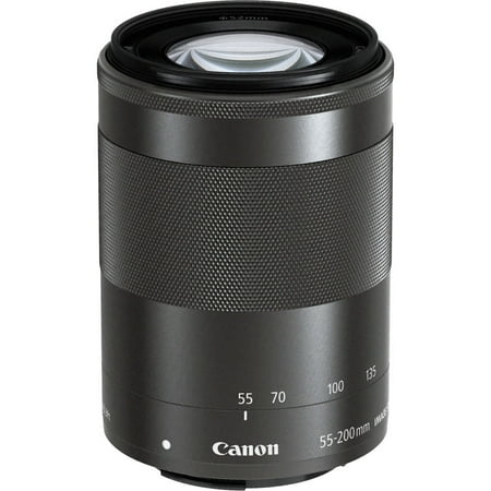 UPC: 0013803240603 | Canon EF-M 55-200mm f/4.5-6.3 IS STM Lens (Black)