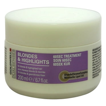 Dualsenses Blondes & Highlights 60 Sec Treatment by Goldwell for Unisex - 6.7 oz Treatment