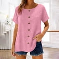 thumbnail image 3 of My Orders Cute Summer Tops for Women, Womens T Shirts Graphic Pack Hawaiian Shirts Blue Sexy Summer Tops for Women Over 50 My Orders Placed Recently By Me, 3 of 6