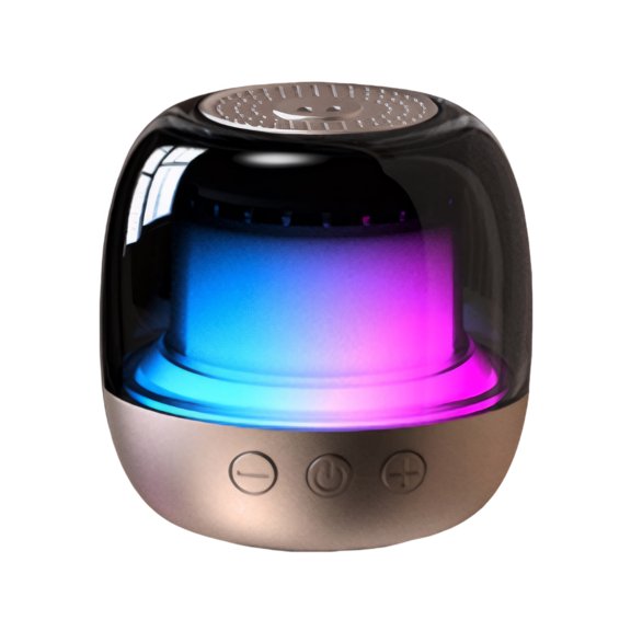 Seitruly Reproductor de MP3 con giroscopio en la punta del dedo compatible con tarjeta de memoria de hasta 32 GB Puerto de carga tipo C Mini Cables de audio/vídeo oro