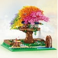 thumbnail image 4 of Kadablk Bloques De Construcción De Flores De Arco Iris con Luz Juego De Construcción De Casa De Árbol Bonsái De Flor De Cerezo Sakura 4451 Piezas Arquitectura De Bloques Mirco para Adultos Y Niños, 4 of 5