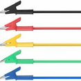 thumbnail image 3 of Test Lead 5pcs Test Lead Insulated Alligator Clips 15A Test Cable with Insulating Clips Flexible Copper Test Cable for Electrical Testing 5 Colors 3.3ft/1m, 3 of 3