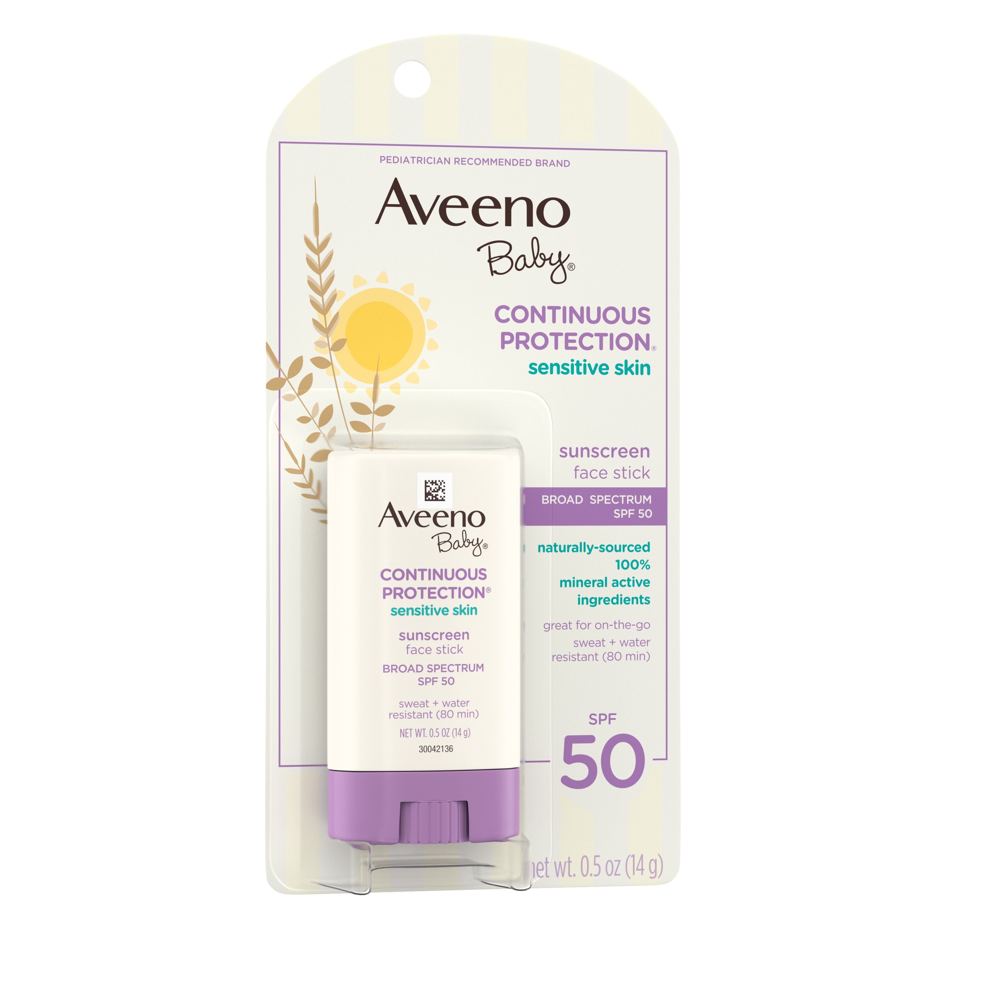 Download Aveeno Baby Sensitive Skin Spf 50 Mineral Sunscreen Face Stick 0 5 Oz Walmart Com Walmart Com PSD Mockup Templates
