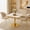 Carrara White, variant on Aukfa 31.5" Square Dining Table for 2-4, Marble-Look Sintered Stone Top, Silver Pedestal Base, Small Spaces,Silver Gray Marble