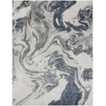 thumbnail image 2 of Hauteloom Thorp Living Room, Bedroom Area Rug - Modern - Blue, Gray - 2' x 2'11", 2 of 12