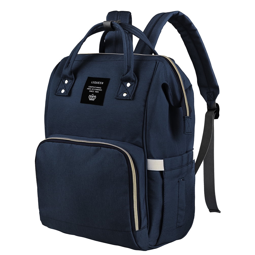 navy blue diaper bag backpack