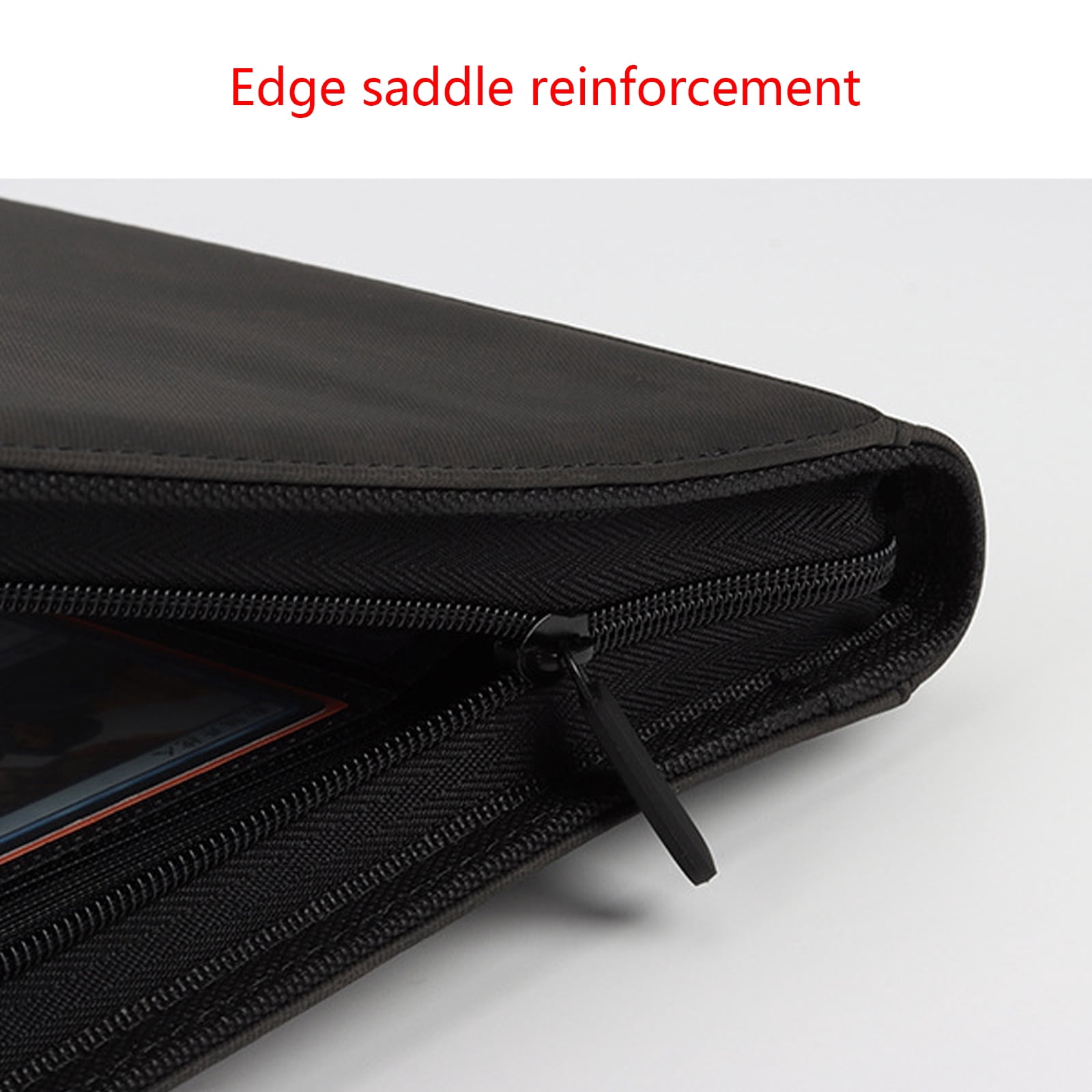 ZPAQI Zipper Pockets Album Trading Card Games Collection Binder Holder Collector