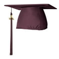 thumbnail image 4 of Endea Graduation Matte Maroon Graduation Cap  Tassel, 4 of 11