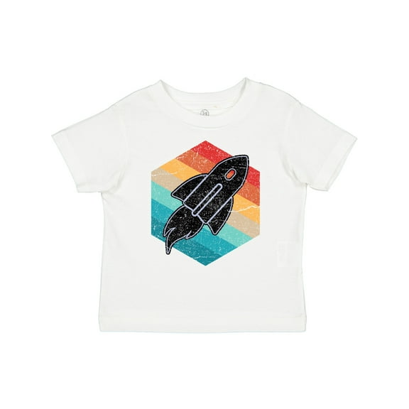 Inktastic Rocket Ship Retro Space Boys or Girls Toddler T-Shirt
