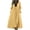 Yellow, variant on RYRJJ Cotton Linen Maxi Dresses for Women Summer Flowy V Neck Ruffle Long Sleeve Dress Oversized Casual Beach Sundress with Pockets(Purple,S)