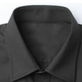 thumbnail image 5 of Mens Dress Shirts Long Sleeve Dress Shirts for Men Slim fit Shirt Mens Casual Shirts Non-Iron Men Formal Shirts Black XL, 5 of 6