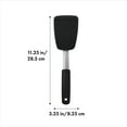 thumbnail image 7 of OXO SoftWorks Silicone Flexible Turner, Heat-Resistant, Non-Stick Safe, Black, 7 of 7