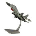 thumbnail image 3 of Juguetes de ,Modelo de avión de de China, 1/72 Modelos de cazas de rusos,Modelo de exhibición de de colección con soporte Baoblaze Juguetes de aviones, 3 of 8