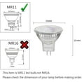 thumbnail image 2 of Mr11 halogen spotlights 20w 12v gu4 warm white 6-pack, 2 of 5