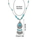 thumbnail image 3 of Collar para mujer, joyería para mujer, collar étnico de girasol y turquesa, joyería para damas y niñas, regalos exquisitos, collar, 3 of 5