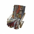 thumbnail image 4 of Fine Art Soft Flannel Fleece Throw Blanket, Exquisite Old Historical Town Paint with Impressionist Influences Winter Image, Cozy Plush for Indoor and Outdoor Use, 50" x 70", Multicolor, by Ambesonne, 4 of 6