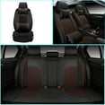 thumbnail image 5 of Tuqiang Protective covers for the front car seat. for Buick for LaCrosse/Allure 2005-Present 2 Seats Breathable, Waterproof with Anti-Slip Full Backrest Seat Protectors Black and Red, 5 of 6