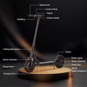 Restored Electric Scooter for Adults, 10 Inch Tires, 22 MPH Max Speed, 500W Motor, Digital LED display, Gray