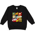 thumbnail image 2 of Inktastic My Grandma Loves Me Superhero Toddler Sweatshirt, 2 of 4