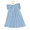 Light Blue, variant on LYMAYTER Ruffle Sleeveless Pleated Dress for 2-7Y Girls Cute Loose Summer A Line Dress Summer Casual Party Dress