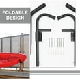 thumbnail image 3 of CTIRCHIU 2Sets Multi Functional Black Kayak Rack Wall Mount with Eva Padding Perfect for Canoe Storage, 3 of 8