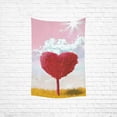 thumbnail image 2 of CADecor Heart in Front of a Beautiful Sunny Sky Wall Hanging Tapestry 40x60 inches, 2 of 2