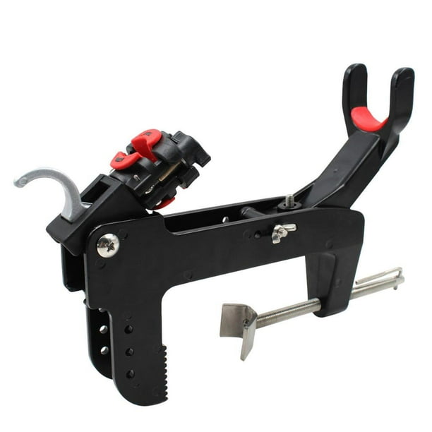Soporte de caña de pescar Sidaley ajustable para bote de canoa de kayak marino color Plata