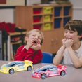 thumbnail image 4 of Crystal LED Light Police Car Toys Plastic Racing Cars with Light and Music Kids Educational Toys Sports Car Model Toys, 4 of 7
