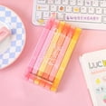 thumbnail image 2 of Promotion for Today 6 Pcs Highlighters and Pens 2ml Writing Click Pen Portable Signing Pen Portable Cute Multi-function for Writing, Journaling, Drawing, Coloring, Note-Taking, 2 of 8