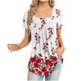 thumbnail image 3 of Pompotops T-Shirt Décontracté à Manches Courtes Imprimé Mode pour Femmes, 3 of 6