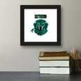 thumbnail image 5 of Gallery Pops Harry Potter - Slytherin Crest Icon Wall Art, Black Framed Version, 12" x 12", 5 of 5