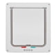 thumbnail image 1 of Puerta Seguridad para Y Gatos Con Cerradura 4 Vías Puerta Plástico para (blanco XL), 1 of 8