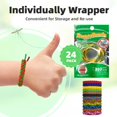 thumbnail image 4 of Pulseras repelentes de mosquitos, 24 unidades, sin DEET, 4 of 7
