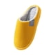 thumbnail image 4 of Zapatillas calientes de la casa zapatillas calzado de calzado Tobogán zapatos de moda para el otoño y el invierno encantadores sin deslizar el Amarillo 38 a 39, 4 of 8