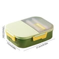 thumbnail image 3 of Lunch Box 1250ml Bento Box Microwaveable Leak Proof Food Container Multi Compartment Meal Prep Container Reusable Lunch Containers For Adults adult Picnic Fruit Storage Box, 3 of 5