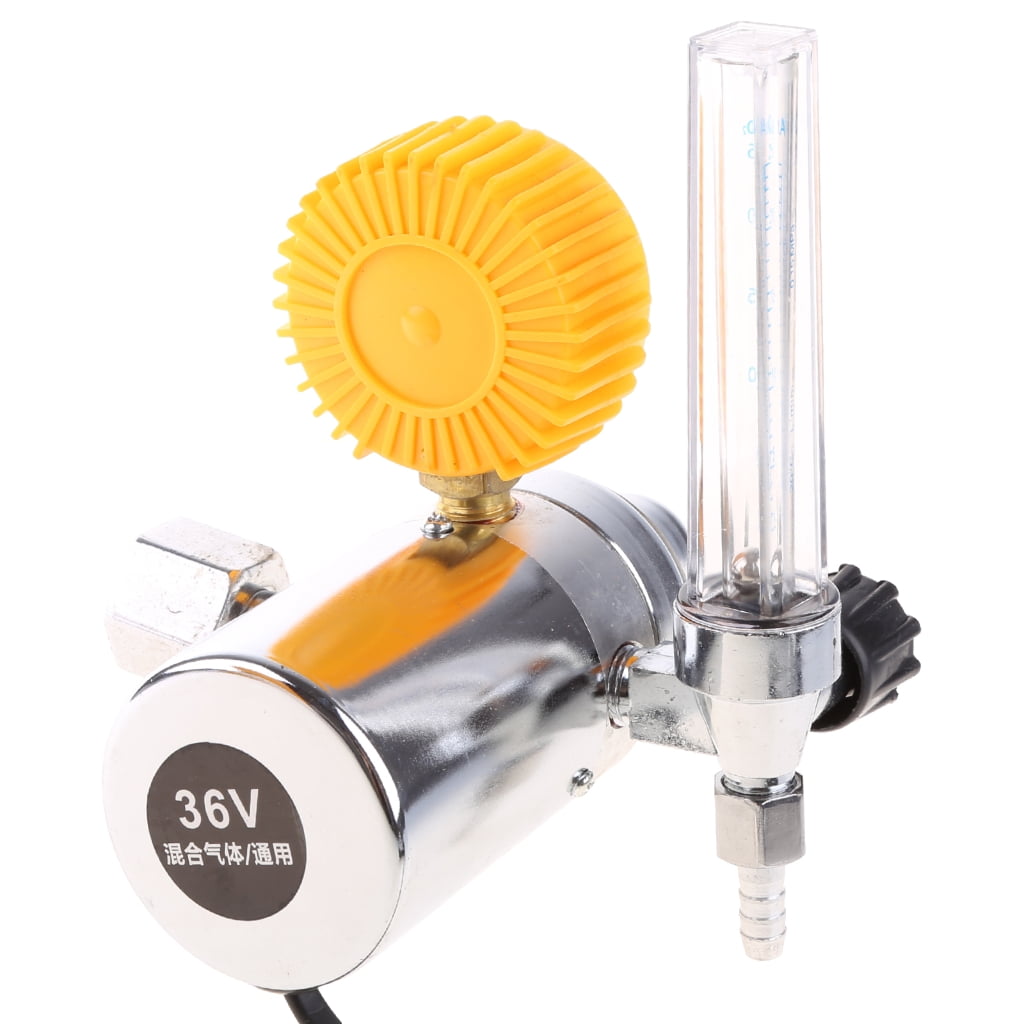 CO2- Mig- Tig Meter Regulator Pressure Gauge Welder- Parts Gas Reducer- Welding Accessory for MIG- & TIG Welding