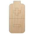 thumbnail image 1 of Battery Icon Wood Shape Unfinished Piece Cutout Craft DIY Projects - 4.70 Inch Size - 1/8 Inch Thick, 1 of 7
