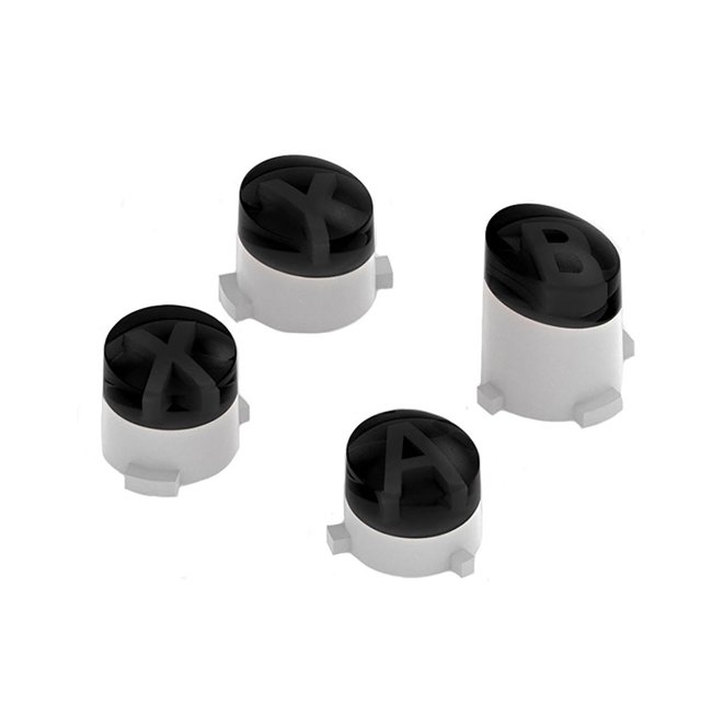 1Set ABXY Buttons Set For Xbox One Elite/Xbox One Slim/Xbox One Controller Accessories Replacement Buttons Black