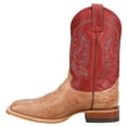 thumbnail image 2 of Justin Boots Mens Mclane Smooth Ostrich Embroidered Square Toe Pull On Cowb, 2 of 2