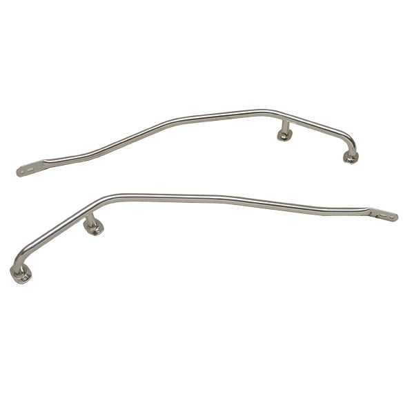 Larson 42336981 Polished Stainless Steel 22 Inch Boat Windshield