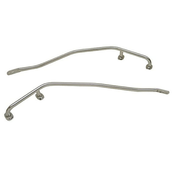 Larson 4233-6981 Polished Stainless Steel 22 Inch Boat Windshield Braces 09506981 (Set of 2)