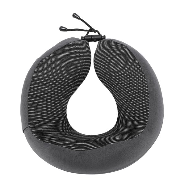 Almohada Para El Cuello De Viaje De Espuma Viscoelástica, Doble Densidad, Ergonómica, Ajustable, Estable, Almohada Para El Cuello Para Viaje En Avión, Altura De Doble , Muy